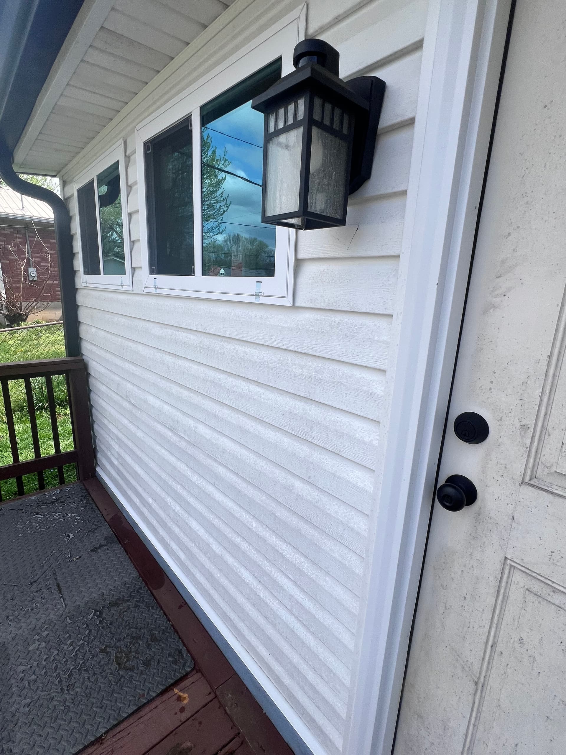 Gallery photos for Soft Washing Strips Years of Grime Off Frankfort Home Siding: Image #2