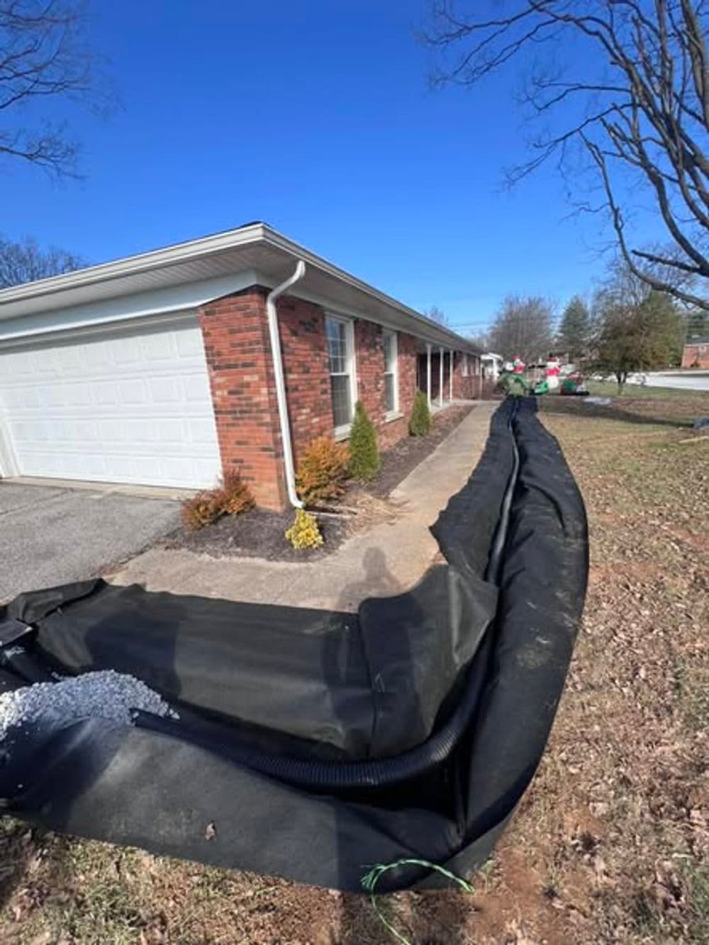 Effective French Drain Installation in Frankfort