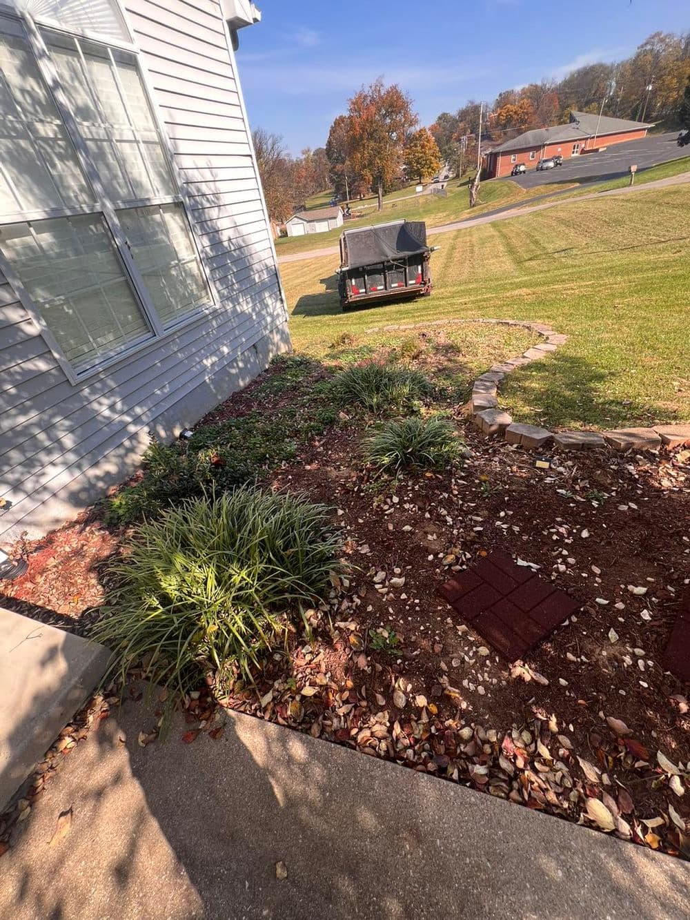 Mulch Refresh for a Home in Frankfort