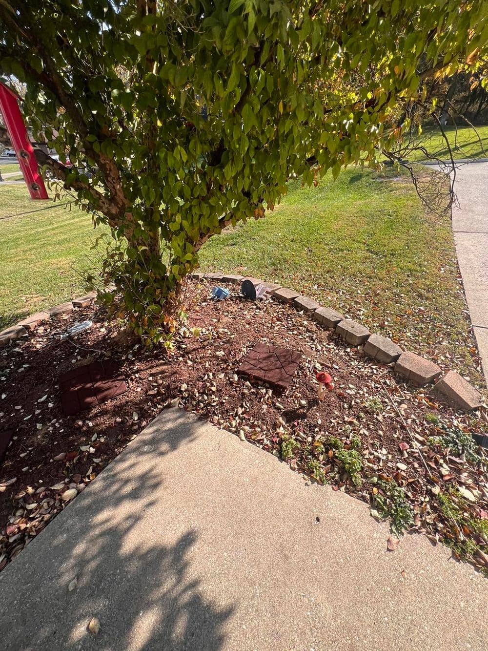 Mulch Refresh for a Home in Frankfort